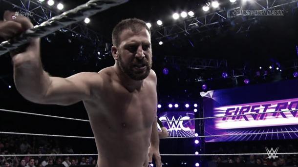 Gulak became more angry as the match continued (image: WWE NETWORK)