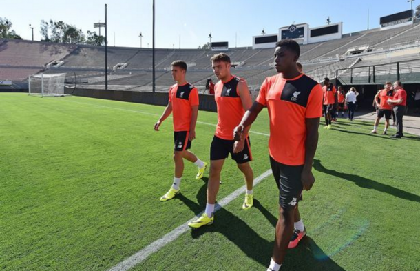 Ojo, pictured in training, returned to Liverpool's squad just this week. (Picture: Getty Images)