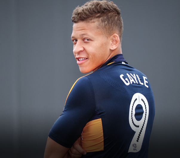 Gayle is United's new number nine (Photo: Newcastle United)