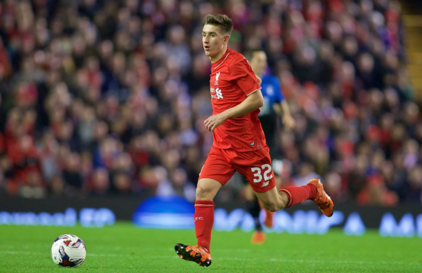 Brannagan in action on his first Liverpool start against Bournemouth last October. (Picture: Getty Images)