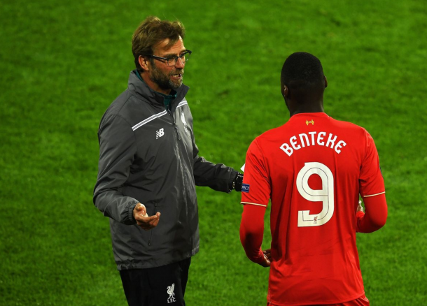 Benteke doesn't fit in with Klopp's style-of-play and will likely move on as a result. (Picture: Getty Images)