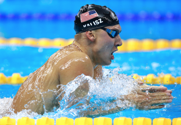 Kalisz in the breaststroke (Adam Pretty/Getty Images)