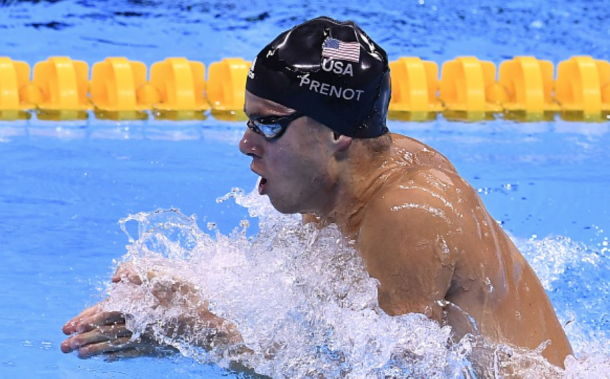 Prenot in the 200 breaststroke final (Gabriel Bouys/AFP)