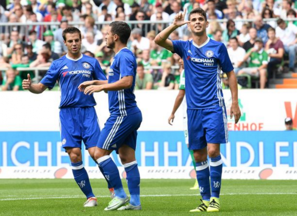 The Blues in action in pre-season. (Picture: Getty Images)