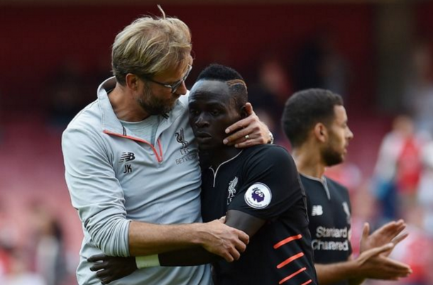 Klopp, like many, was enthused by Mane's performance at the Emirates on Sunday. (Picture: Getty Images)