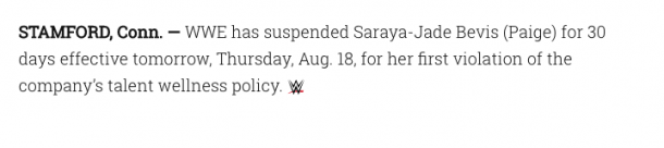 The Statement on WWE.com (image: wwe,com)