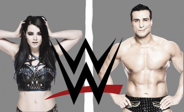 Alberto Del Rio and Paige were both suspended yesterday (image: Joel Lampkin)