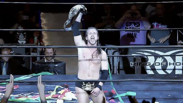 Adam Cole has captured his second Ring of Honor world championship (image: twitter.com)