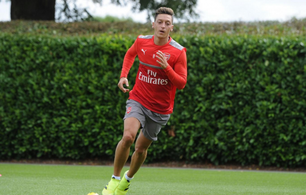 Ozil is touch and go to start at Watford. (Picture: Getty Images)