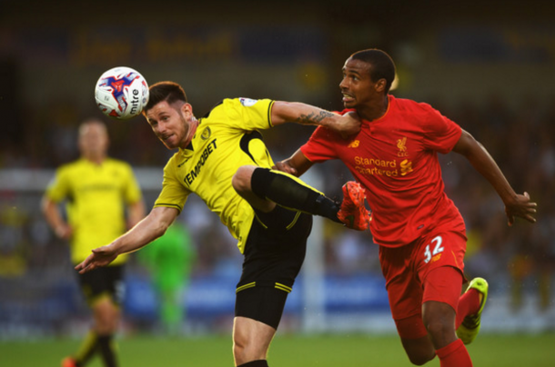 Matip on his first competitive appearance for the club in mid-week. (Picture: Zimbio)