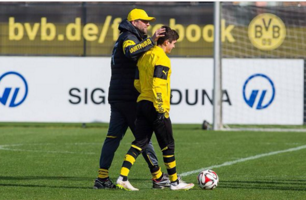 Pulisic joined Dortmund while Klopp was in charge. (Picture: Getty Images)