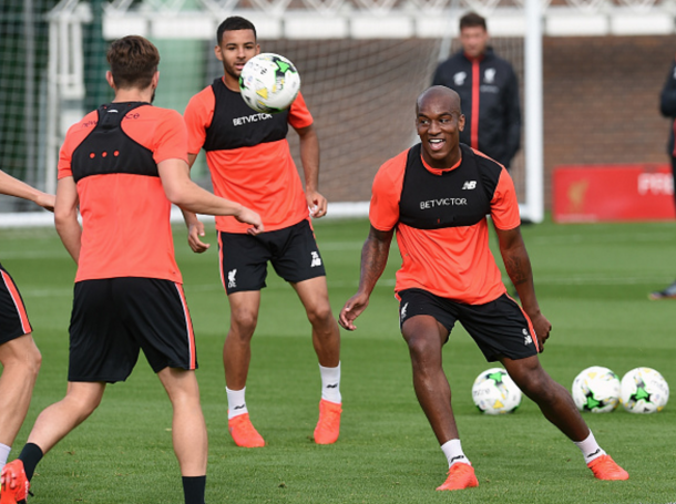 Wisdom in training at Liverpool earlier in the summer. (Picture: Getty Images)