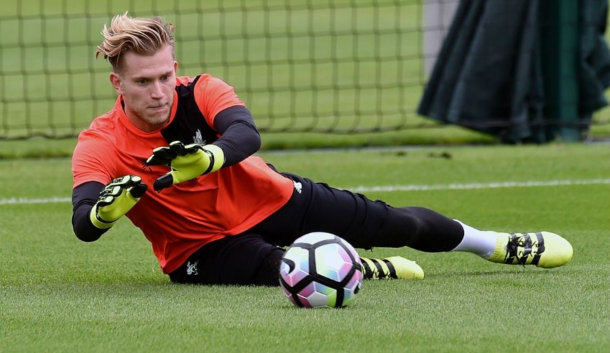 Karius is now back in full training, as pictured on Tuesday. (Picture: Liverpool FC via Getty Images)