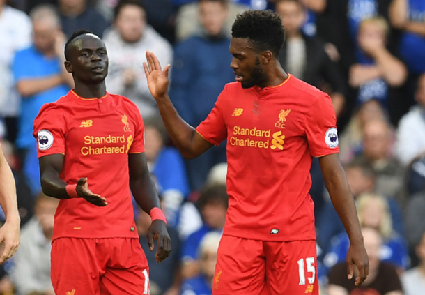 Mane celebrates with Sturridge, who assisted his effort to make it 2-0. (Picture: Getty Images)