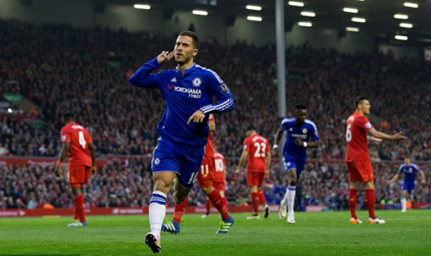 Klopp's Liverpool couldn't shackle Hazard at Anfield back in May. (Picture: Getty Images)