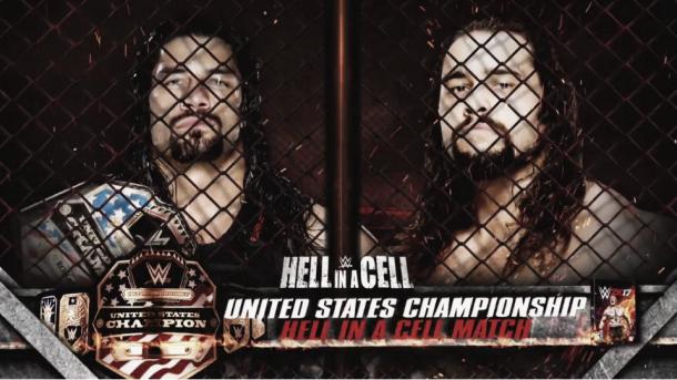 Roman Reigns will defend his U.S. Title against Rusev at Hell in a Cell (image: twitter)