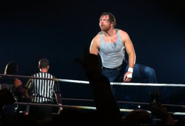 Ambrose lost in the main event against Styles (Photo: Twitter)