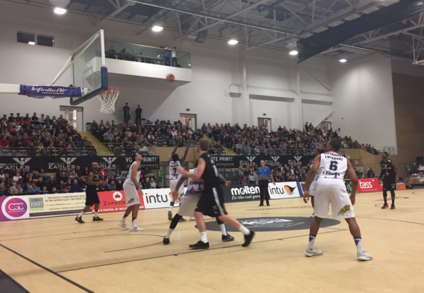 Newcastle in second-half action (Photo: Newcastle Eagles/ Twitter)