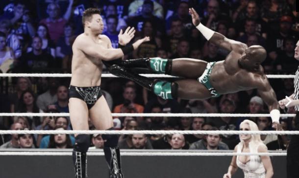 Apollo Crews has faced The Miz before in a losing effort at SummerSlam source: wwe.com