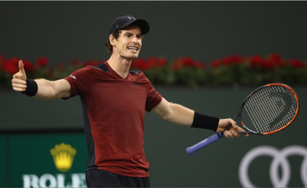 Murray struggled throughout his second round loss to Pospisil. Credit: Clive Brunskill/Getty Images