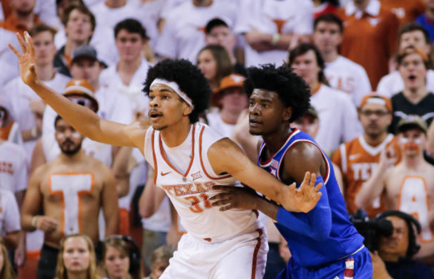 Allen battling with consensus top-5 pick Josh Jackson from Kansas. (Photo by Chris Covatta/Getty Images)