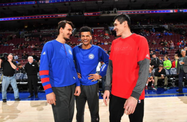 Ilyasova played for a total of three teams last season, including the 76ers. (Photo by Jesse Garrabrant/Getty Images)