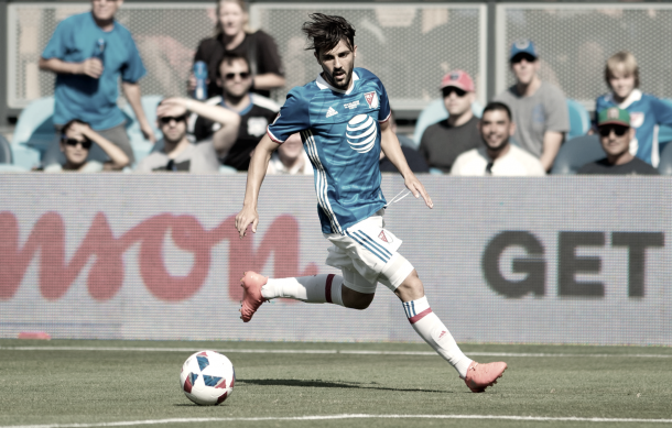 David Villa in the 2016 MLS All Star Game. | Photo: Lyndsay Radnedge