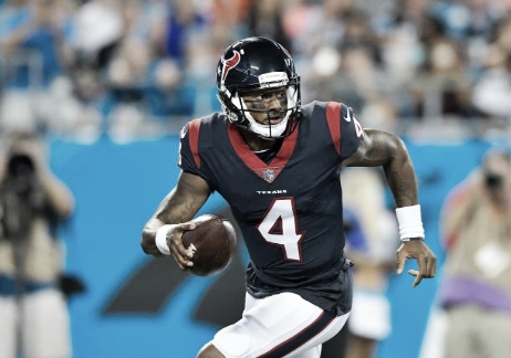 Rookie quarterback Deshaun Watson picked up 179 passing yards on Wednesday, which was more than the other two Texans' quarterbacks combined yards. (Photo courtesy of Grant Halverson / Stringer via Getty Images)