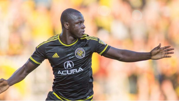 Kekuta Manneh scored the equalizer goal in Crew SC's match against the Chicago Fire. | Source: MLS Soccer