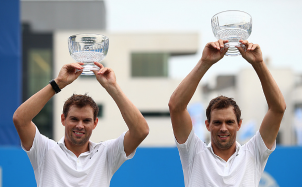 The Bryans won their first title of the year in Eastbourne (Charlie Cowhurst/Getty Images)