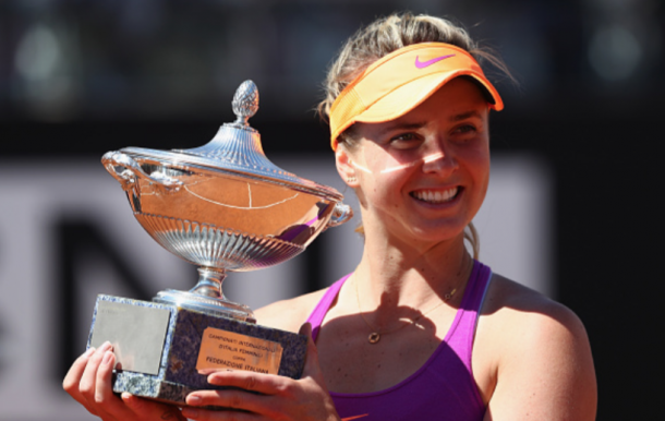 Svitolina captured a second Premier 5 title of the year in Rome (Michael Steele/Getty Images)