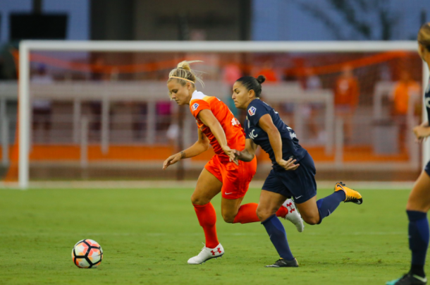 The Houston Dash stand with 23 points and 7-14-2 | Source: Houston Dash - Twitter