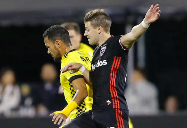 Artur battles for possession against D.C. United | Photo: D.C. United