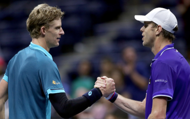 Anderson and Querrey met in the US Open quarterfinals and will now battle it out to see if one of them can make the O2 (Matthew Stockman/Getty Images)