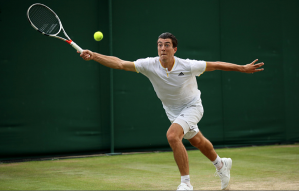 Ofner had a solid run at Wimbledon. including a win over Jack Sock (Julian Finney/Getty Images)