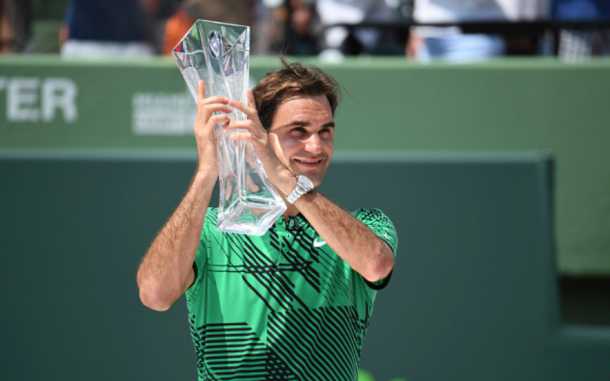 Federer captured the Miami Open title over Nadal (Ron Elkman/Sports Imagery/Getty Images)