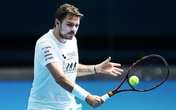 Wawrinka was practicing in Melbourne Park in preparation for both the Australian Open and the TieBreak Tens but leaves his Aussie Open participation in doubt after his withdrawal earlier today (Michael Dodge/Getty Images)