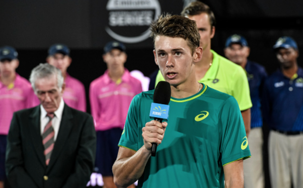 De Minaur wowed the crowds of Australia for two weeks straight (Nigel Owen/Action Plus/Getty Images)