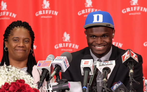 Williamson during his announcement (Tim Kinzey/Post and Courier)