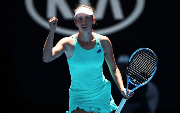 Mertens was dominant throughout the match (Clive Brunskill/Getty Images)