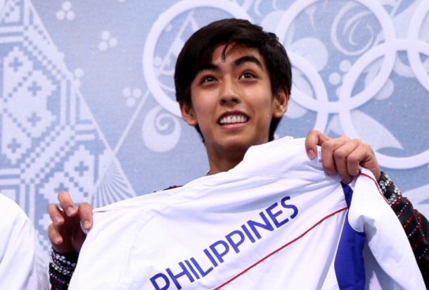 Martinez awaits his score during Sochi 2014 (Streeter Lacka/Getty Images)