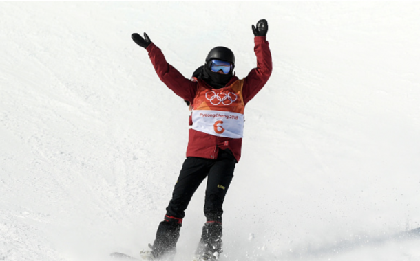 China's Liu Jiayu threw down a huge second run to cut into Chloe Kim's lead (David Ramos/Getty Images)