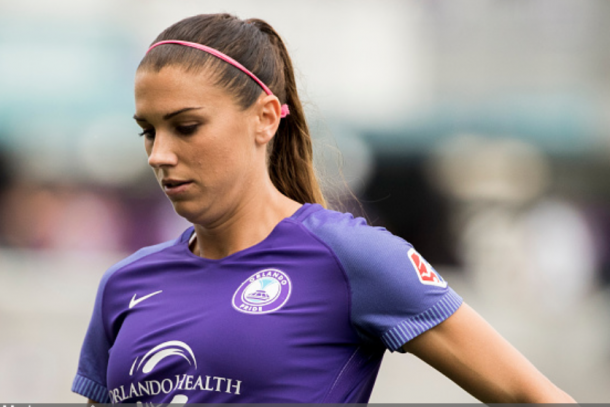 Striker Alex Morgan will report to the club after her duties with the USWNT in the She Believes Cup. (Photo by Joe Petro/Icon Sportswire via Getty Images)