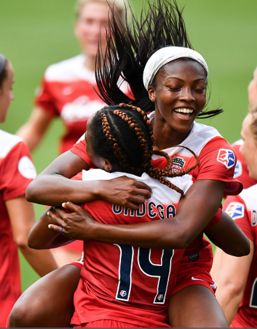 Forward Francisca Ordega (14) will return to the Washington Spirit but Forward Cheyna Williams (20) will not because of maternity leave.