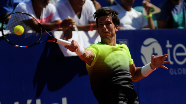 Bedene in his first final of the year against Dominic Thiem in Argentina (NurPhoto/Getty Images)