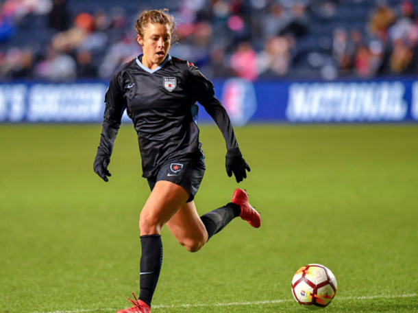 Sofia Huerta has 2 goals and 2 assists in 5 games in the 2018 NWSL season. (Photo by Quinn Harris/Icon Sportswire via Getty Images)