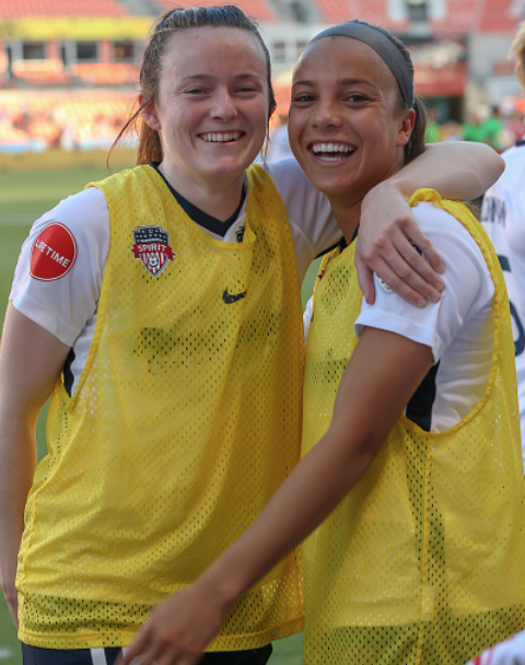 Washington Spirit will be without their two young superstars Rose Lavelle (left) and Mallory Pugh (Photo by Leslie Plaza Johnson/Icon Sportswire via Getty Images)