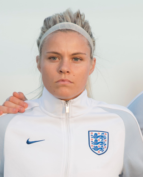 Rachel Daly of the Houston Dash and England Women's National team got the start against Russia in European Women's World Cup qualifier. (Photo by Jose Breton/NurPhoto via Getty Images)