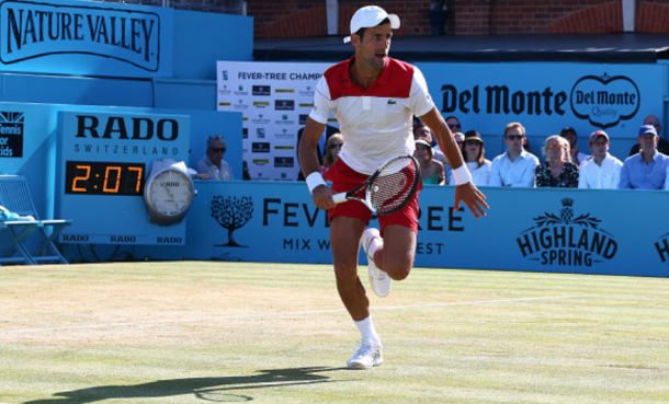 Djokovic has captured some form headed into Wimbledon after reaching the finals in Queen's (NurPhoto/Getty Images)