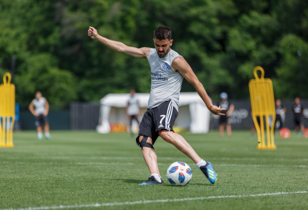 David Villa will mis Saturday's match through injury. | Photo: New York City FC